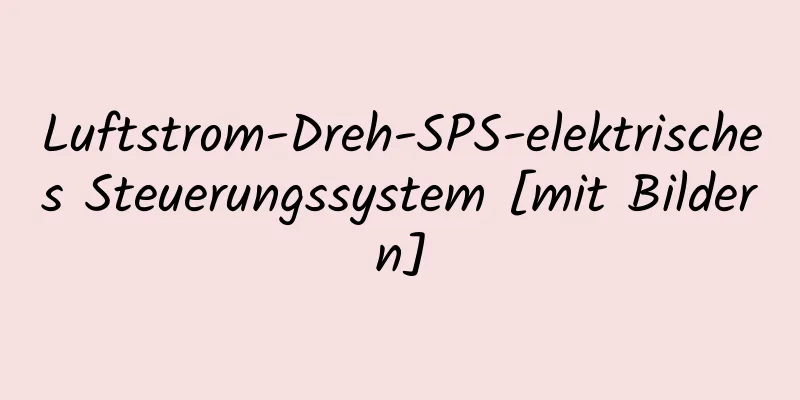 Luftstrom-Dreh-SPS-elektrisches Steuerungssystem [mit Bildern]